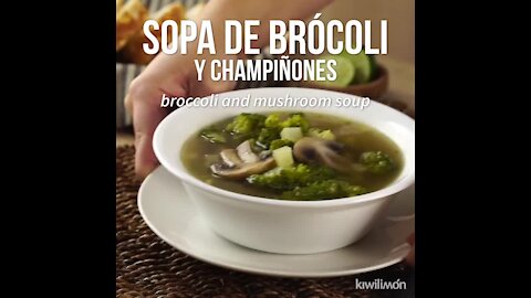 Broccoli and Mushroom Soup