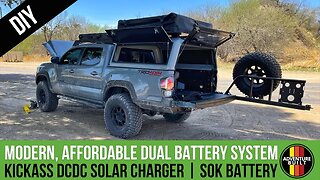SIMPLE DIY OVERLAND DUAL BATTERY - KICKASS DCDC SOLAR CHARGER AND SOK BATTERY | MODERN | AFFORDABLE