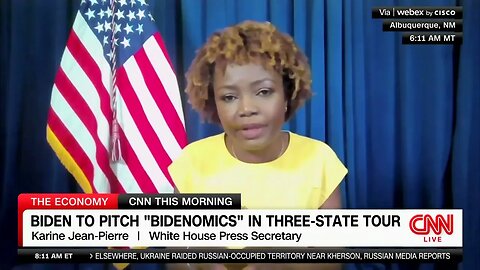 Karine Jean-Pierre Claims Biden Is "Turning The Economy Around" Amid Price Hikes, Real Wage Decline