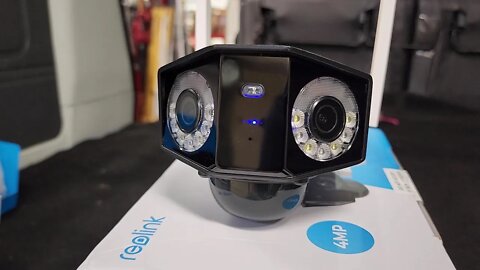 REOLINK DUO Smart 2k 150° Duo dual cam security outdoor solar cam. Day, night videos