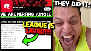 Tyler1 Reacts to Riot ACTUALLY Nerfing Jungle