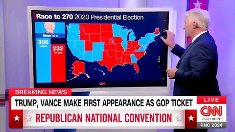 BREAKING: Current CNN projections show DJT winning