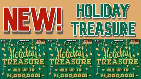 We're on the Hunt for HOLIDAY TREASURE with the Brand NEW Scratch Off Ticket | New York Lottery