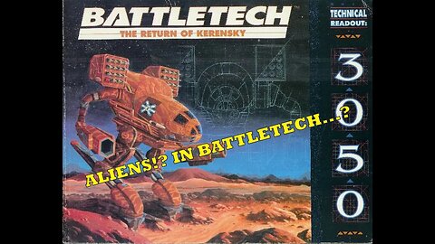 Battletech Technical Readout 3050 Retro Look