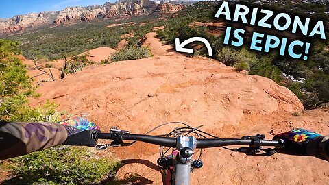 Riding the MOST GNARLY HUCKS and CRAZY Lines in the Red Desert!
