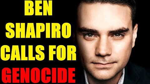Ben Shapiro CONDONES Genocide on Twitter