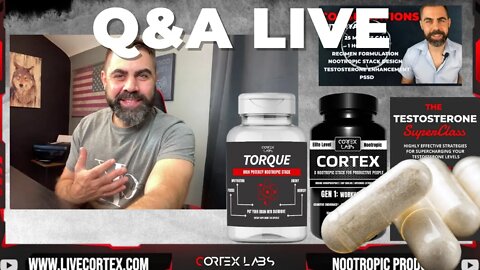 LIVE: Nootropics/Peptides/Performance Q&A