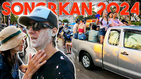 Thailand's New Year Festival is DIFFERENT (Songkran Pattaya 2024)