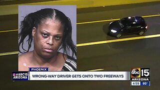 Wrong-way driver arrested for DUI