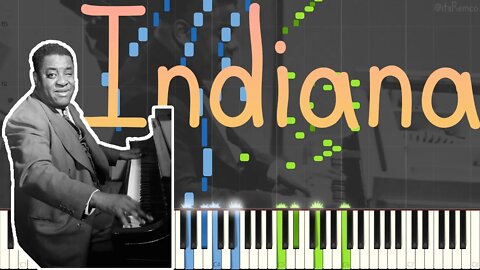 Art Tatum - Indiana (Back Home Again In Indiana) 1940 (Fast Harlem Stride Piano Synthesia)