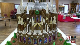 Weston church makes giant gingerbread replica of Notre Dame