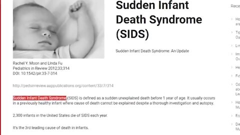 SUDDEN INFANT DEATH SYNDROME - SIDS - MERCURY PROJECT