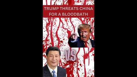 Trump Threats China For A Bloodbath #trendingnews #usa #viral