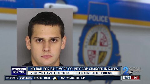 No bail for Baltimore County cop charged in rapes
