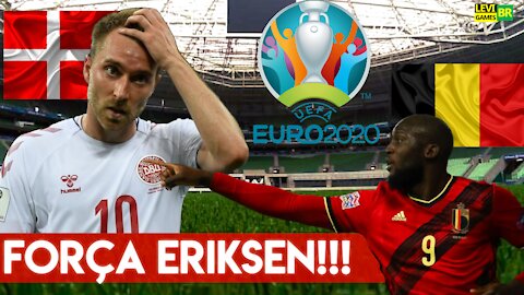 EuroCopa 2020 - Lukaku homenageia Eriksen: Bélgica na Euro! Bmpes 3.7 [ PC - Playthrough Full HD ]