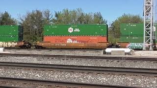 Norfolk Southern Intermodal Train with UP power from Berea, Ohio May 7, 2022