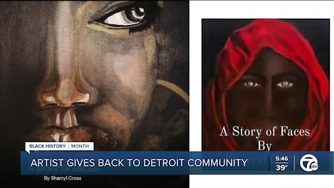 Artist gives back to Detroit community