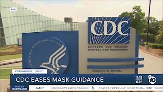 CDC eases mask guidelines