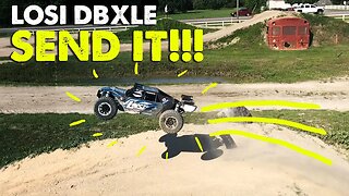 Launching The Losi DBXLE Off Monster Truck Jumps At Digger's Dungeon