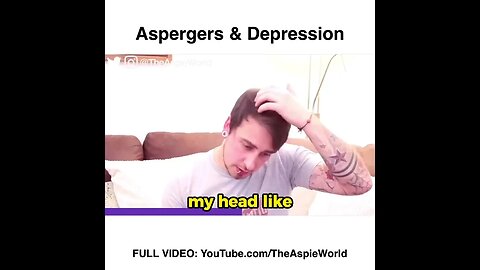 Aspergers And Depression @TheAspieWorld #autism #shorts #actuallyautistic