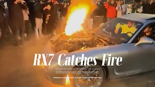 RX7 Catches on Fire at UConn Car Show