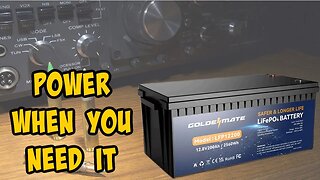Goldenmate 200AH 12.8VBattery. Massive Power For Radio Setups, Or Off Grid Systems.