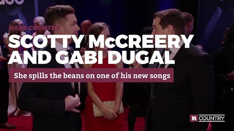 Scotty McCreery and Gabi Dugal at the CMAs | Rare Country