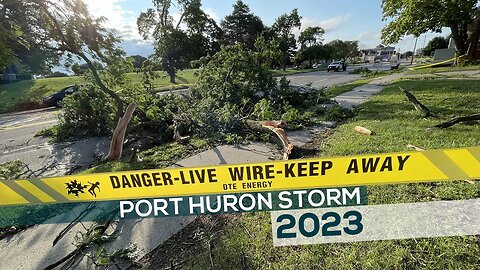 Port Huron Storm leaves residents without power, roads closed, and debris everywhere