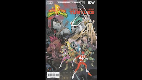 Mighty Morphin' Power Rangers / TMNT -- Issue 3 (2019, Boom! / IDW) Review