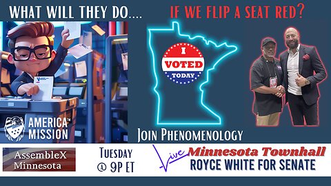Special XSpace: 🚨 Unseat Amy Klobuchar! Bring in #AmericaFirst Royce White!