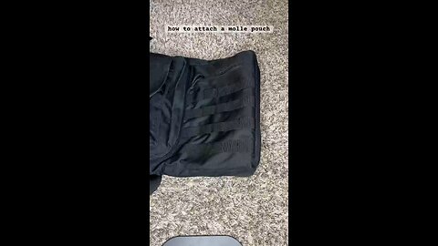 How to attach a molle pouch