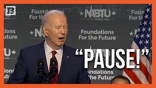 Joe Biden Goes Full Ron Burgundy in Teleprompter Mishap