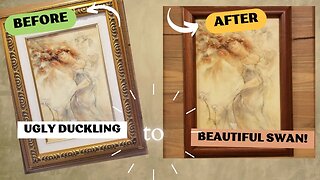 Crafting a Picture Perfect Frame from Old Materials - You Won't Believe What We Used!