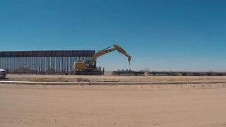 WATCH: Timelapse of border construction in Arizona