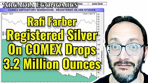 Rafi Farber: Registered Silver On COMEX Drops By 3.2 Million Ounces
