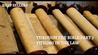 Through the Bible part 3 Tithing in the Law.