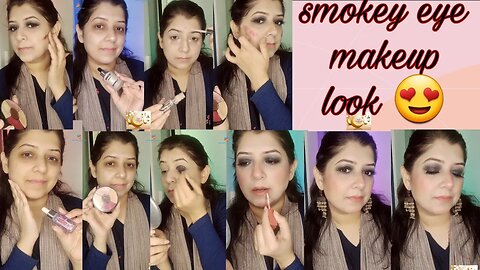 Smokey Eye Makeup look for Beginners ♡ | Simple Eid Makeup Look 2023 | Step By Step Makeup Tutorial
