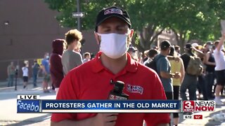 Protesters Gather in the Old Market