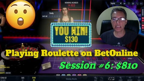 Roulette Online Session #6: Winning By Playing Red and Black! Check It Out!