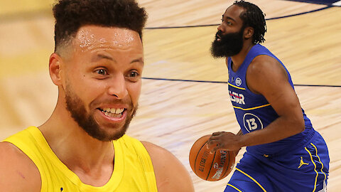 Steph Curry Trolls James Harden For Traveling On EVERY Possession During All-Star Game