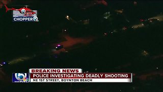 Deadly shooting investigated overnight in Boynton Beach