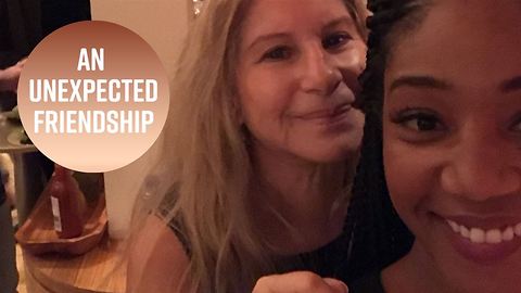 Tiffany Haddish and Barbara Streisand party together