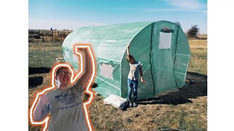 Food security in trying times. Our first ever GreenHouse !!!!