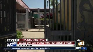 Student brings loaded gun to North Park school