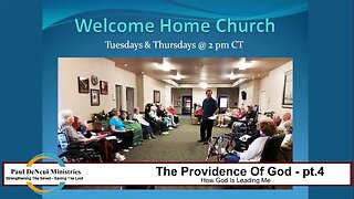 The Providence Of God pt.4 - 23.08.31 - with #pauldeneui