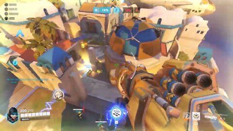 Great map for Pharah spam Overwatch 2 Gameplay Ranked Competitive DPS Illios Well Pharmercy OW2 UK
