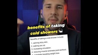 What are the Benefits of taking Cold Showers