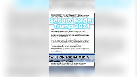 Steve Bannon & Byron Donalds: Americans Want The Biden Regime To Secure The Border - 2/16/24