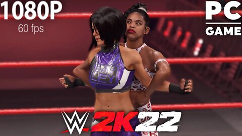 WWE 2K22 | BIANCA BELAIR V BAYLEY! | 2 Out Of 3 Falls Match [60 FPS PC]