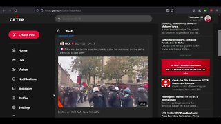 French Protest tactics